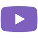 youtube social media icon